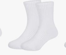 White Comp Socks